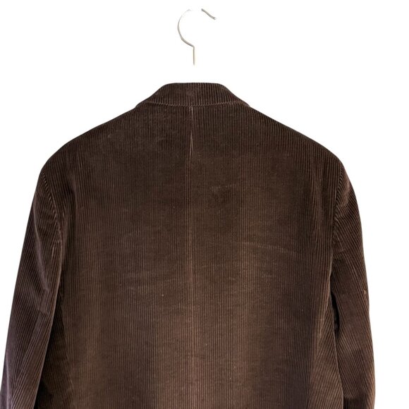 Vintage Ralph Lauren Chaps 48T Brown Corduroy 3-Button Sport Coat - Picture 7 of 16